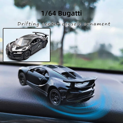 Sports Car Drift Rotating Ornament for Auto Dashboard