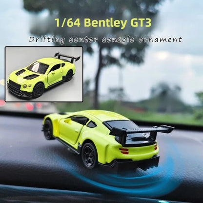 Sports Car Drift Rotating Ornament for Auto Dashboard