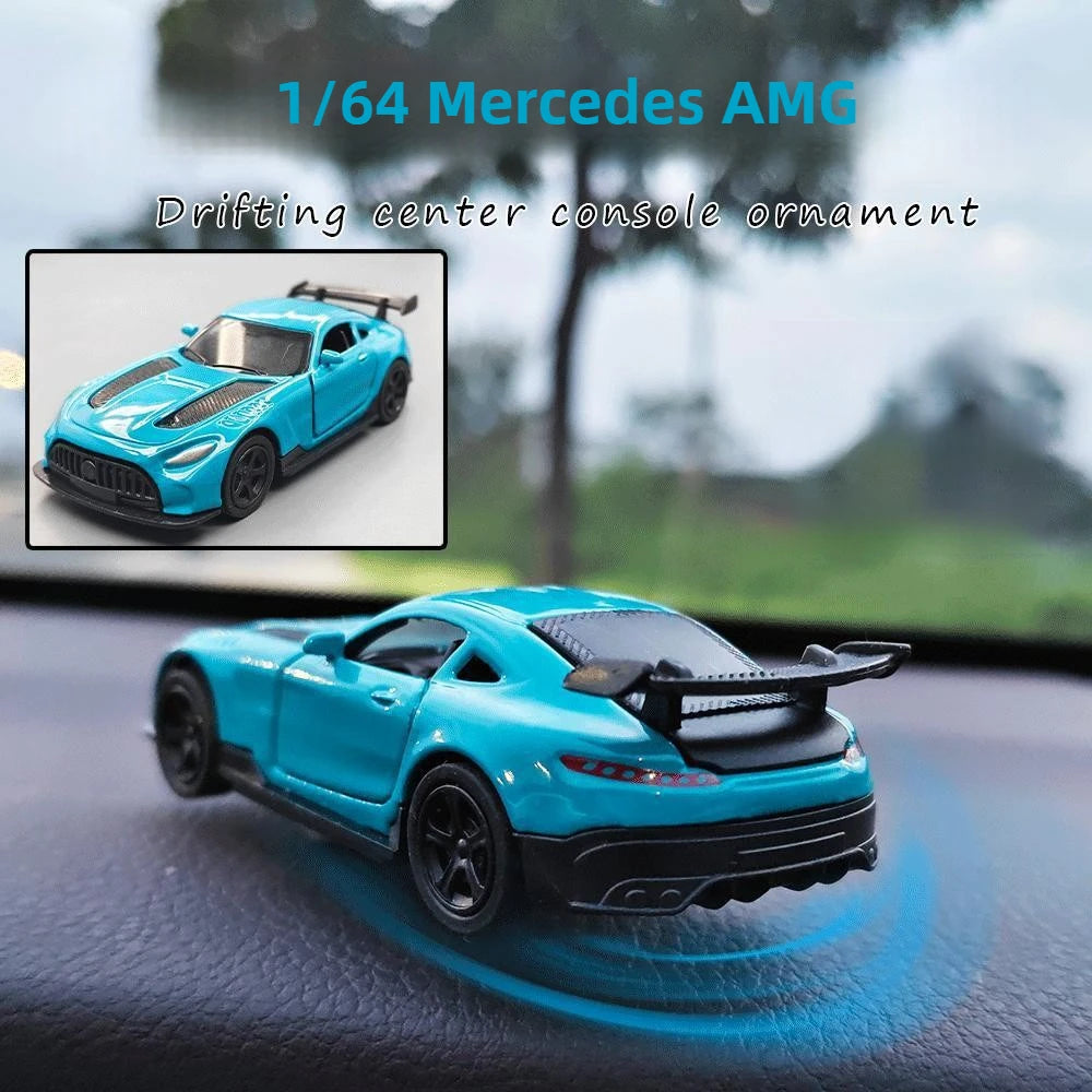 Sports Car Drift Rotating Ornament for Auto Dashboard